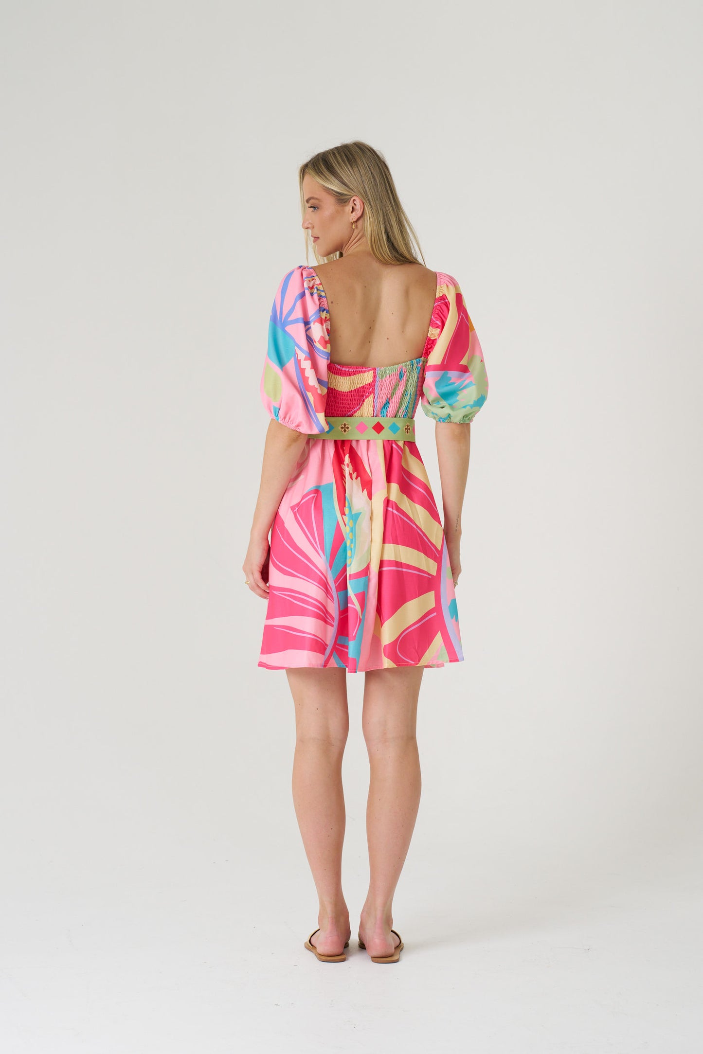 Paloma Tropic Linen Dress