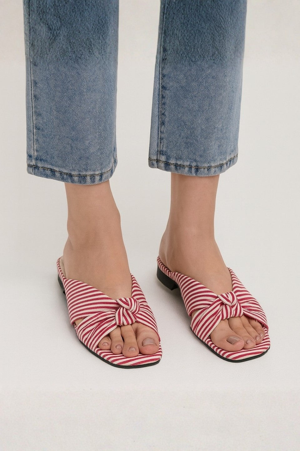 Seaside Stripe Slides