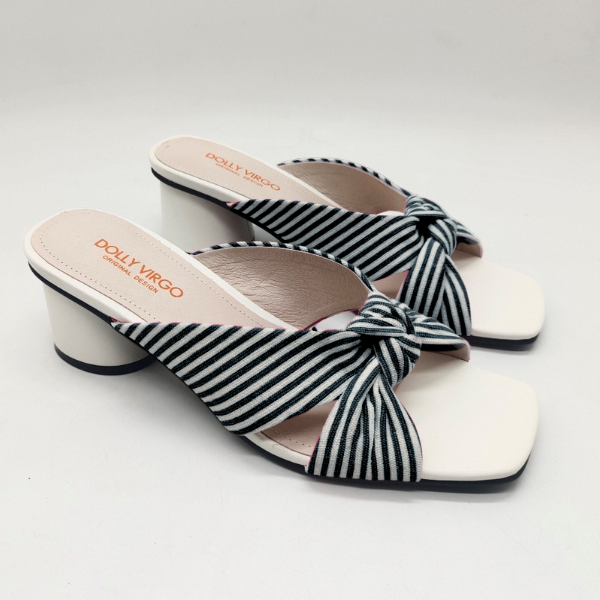 Paloma Stripe Heels