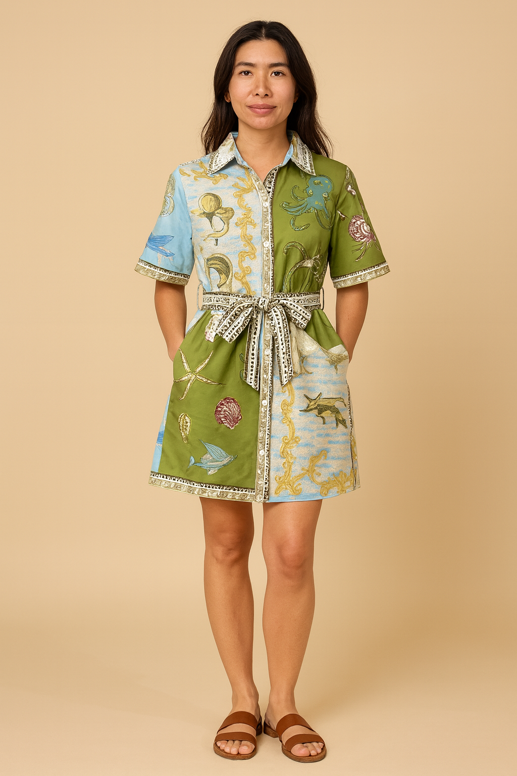 Capri Coast Shirt Dress
