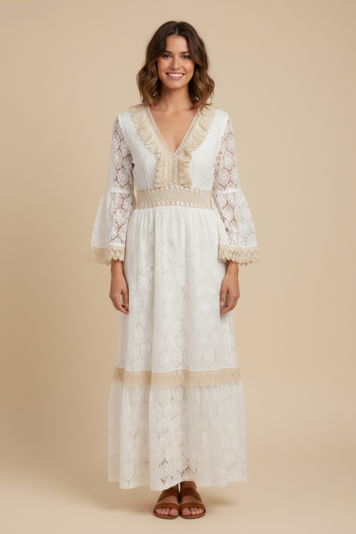 Elodie Lace Maxi Dress