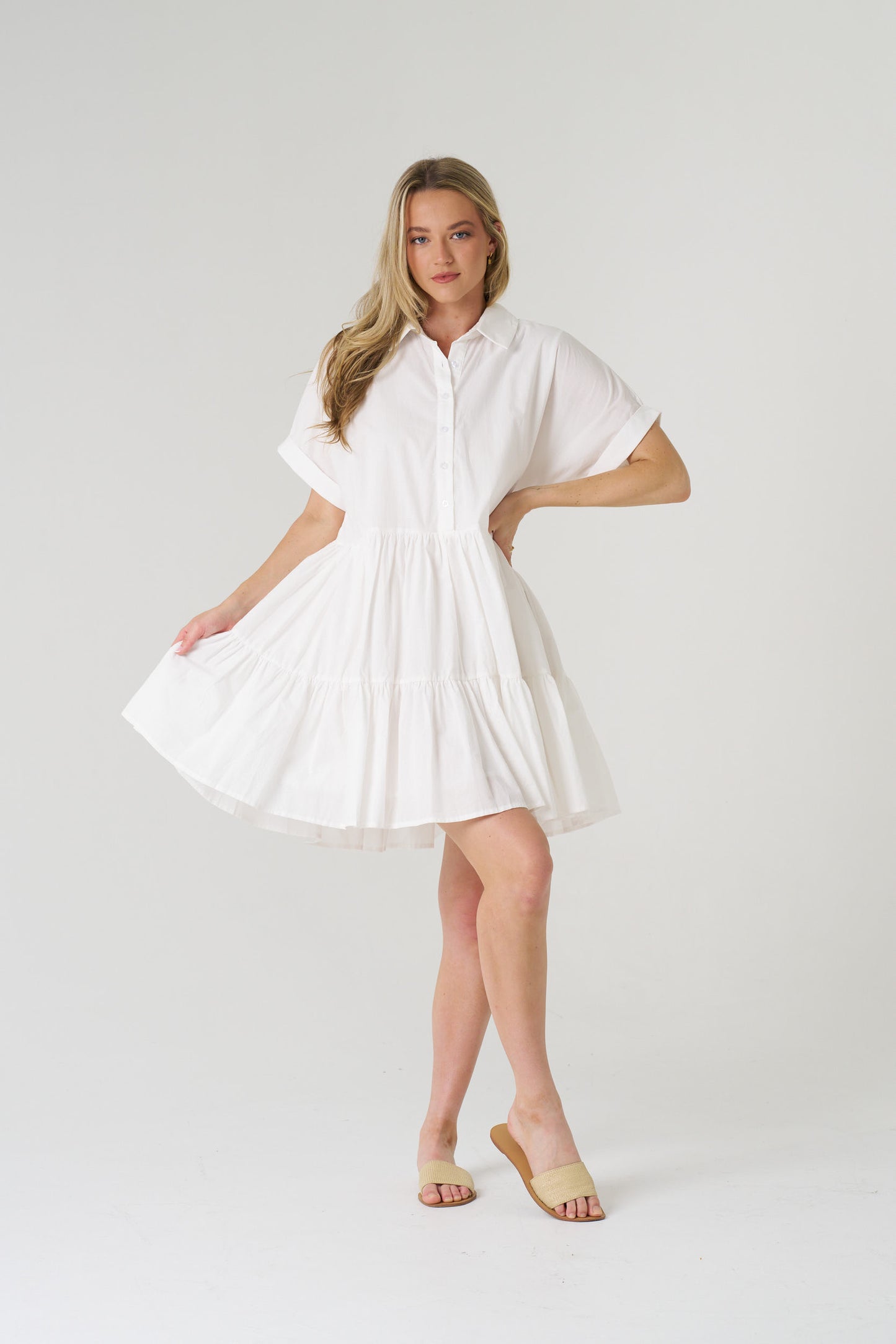 Harbour Tiered Cotton Dress